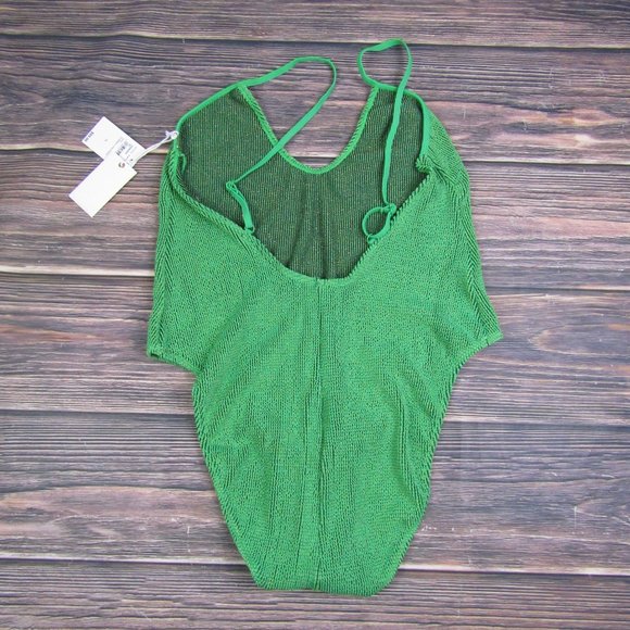 Good American NEW Always Fits Sculpt One Piece Swimsuit Green 4XL/5XL - Picture 9 of 10